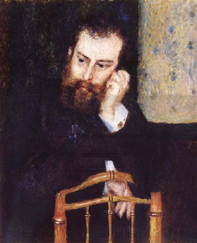 Pierre-Auguste Renoir Portrait de Sisley France oil painting art